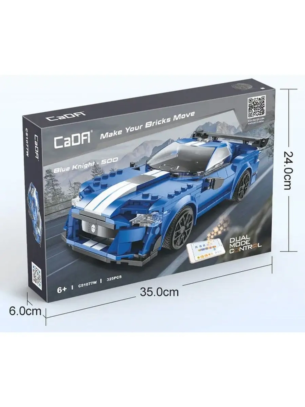 Радиоуправляемый конструктор Blue Knight C51077W