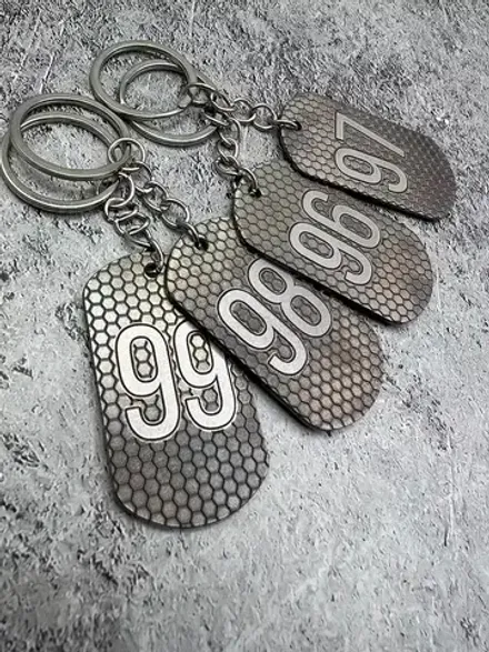 Номерки на ключи металлические 96-100
