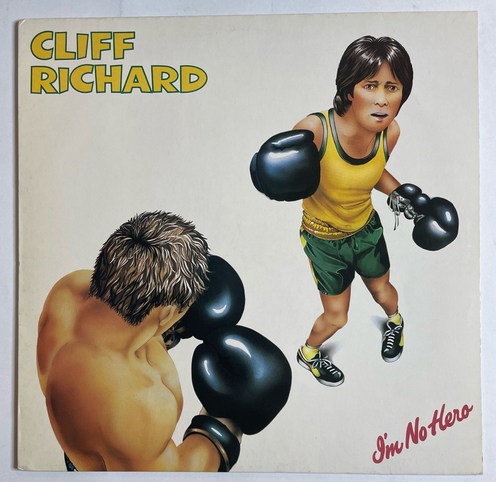 Винтажная виниловая пластинка LP Cliff Richard I am No Hero (Germany 1980)