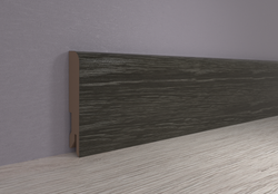 Плинтус МДФ ламинированный Лука Пл 80 МДФ.2400.24054 филадельфия графит 16x80х2400 мм