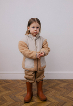 Куртка демисезонная из шерпы (сливочный)