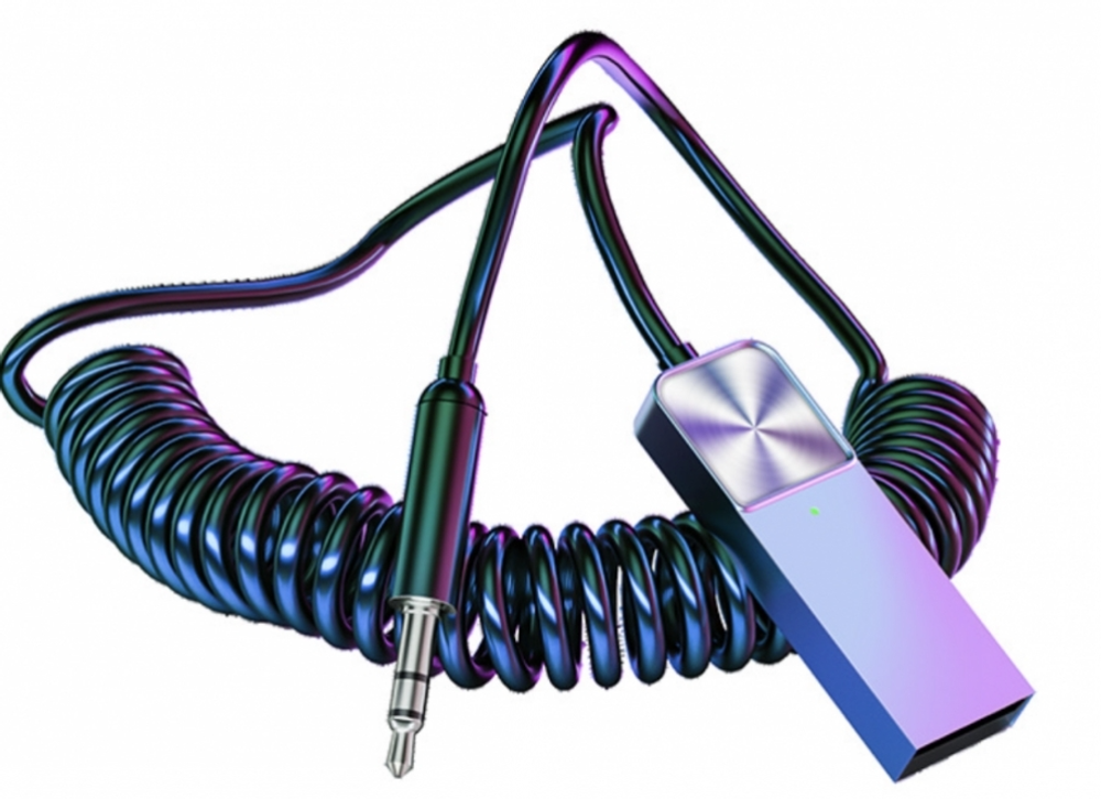 Автомобильный Bluetooth адаптер Wireless T-03 (2in1) AUX