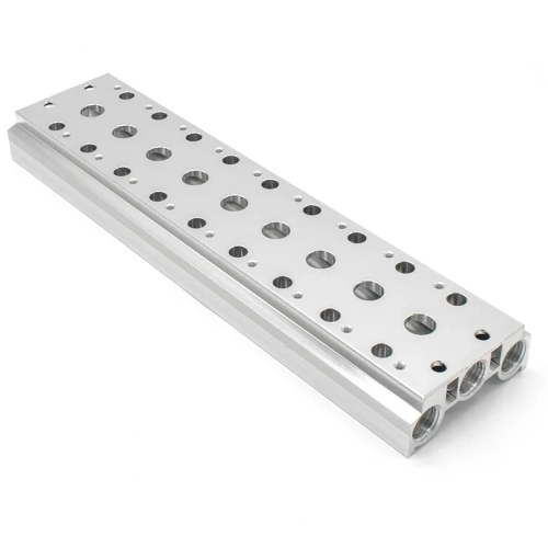 4V400M-9F Плита монтажная 9 мест для 5/2 и 5/3 пневмораспределителей