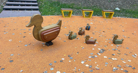 Утка с утятами. Серия Ферма