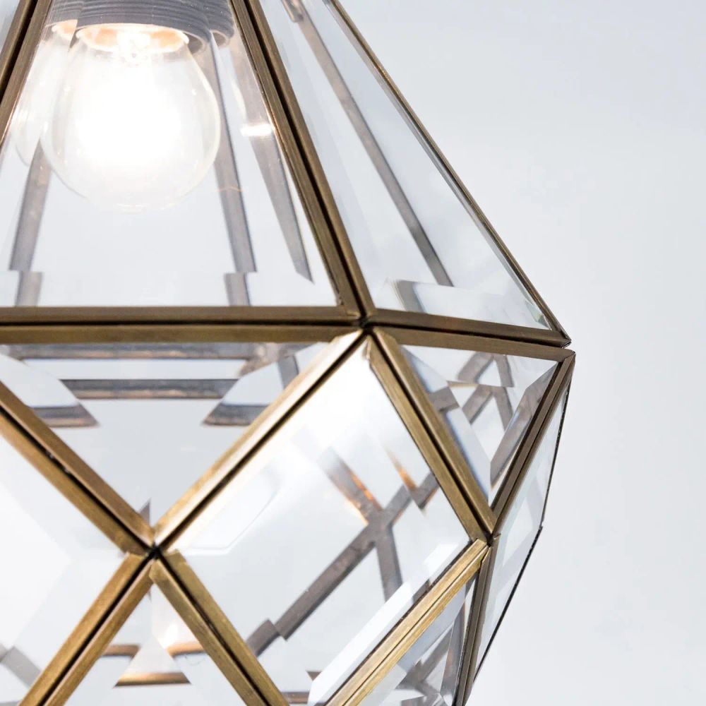 Citilux Витра-1 CL442110 Подвесной светильник витражный Бронза