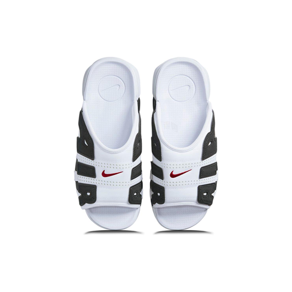 Nike Air More Uptempo Slide 'White Black Red'