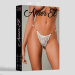 Ажурные стринги White (L)