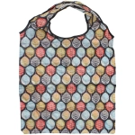 Сумка - шоппер с карабином «ИДЕЯДОМА», принт листики, 60*38см/нагрузка до 10кг (инд. пакет истикер)