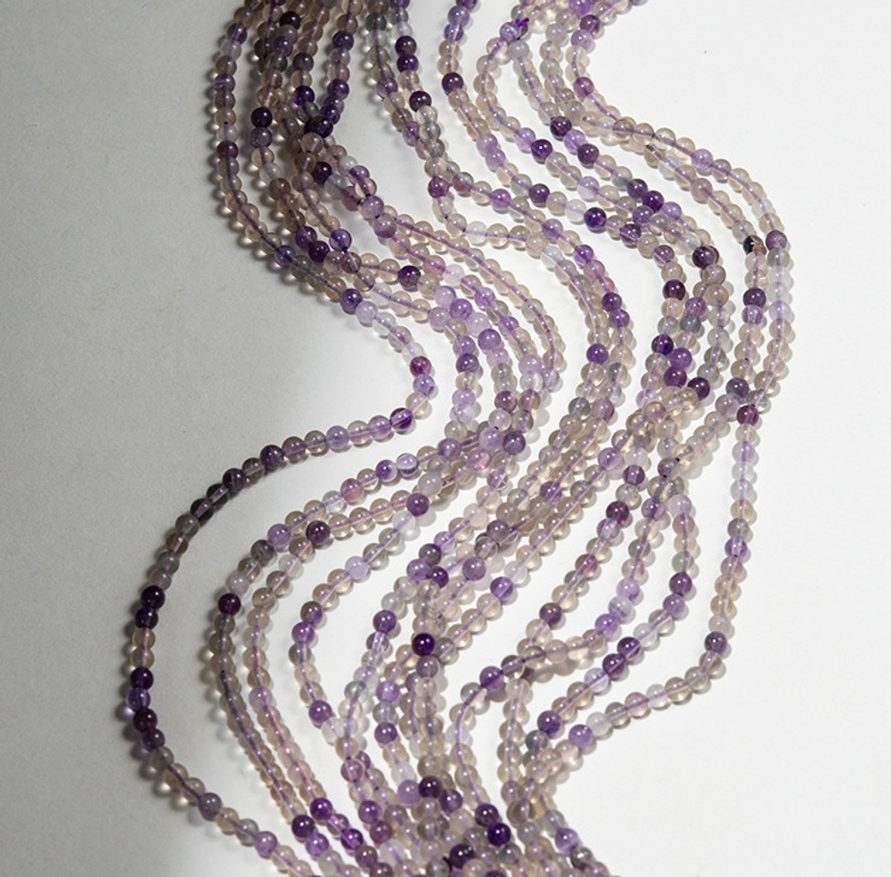 Флюорит натуральный, 3,3мм, шар