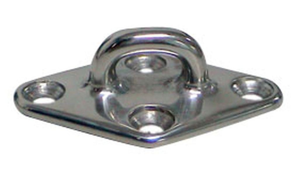 Серьга с ромбовидным основанием "Мореман", 50X26 мм (10248023)