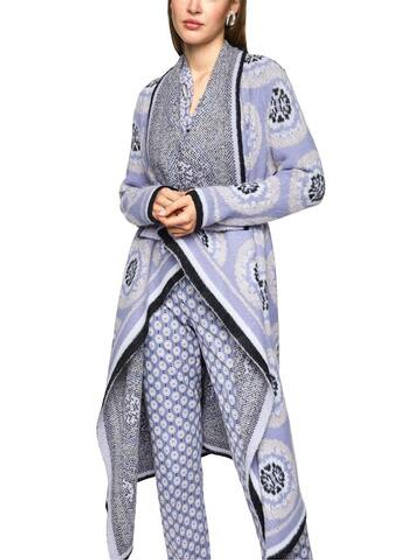 Marc Cain Пальто вязаное из смесовой шерсти