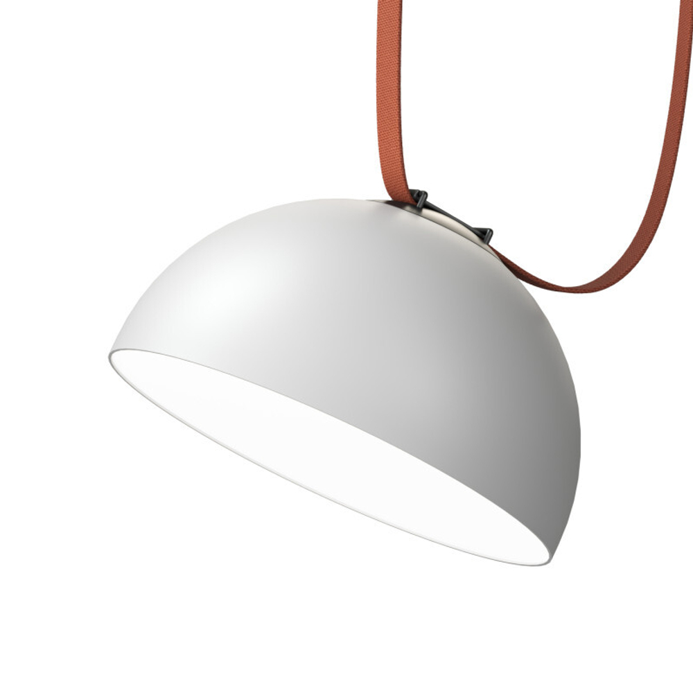 DK5662-WH+BK Cветильник для трека-ремня Belty Smart, серия Flow, со светодиодом, D300*H171мм, 48V DC, 28W, RA90, 120°, 3000-5700K, IP20, белый с черным, алюминий