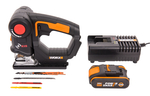 Лобзик-сабельная пила аккумуляторный WORX WX550 Axis