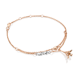 Браслет «Эйфелева башня» из комбинированного золота