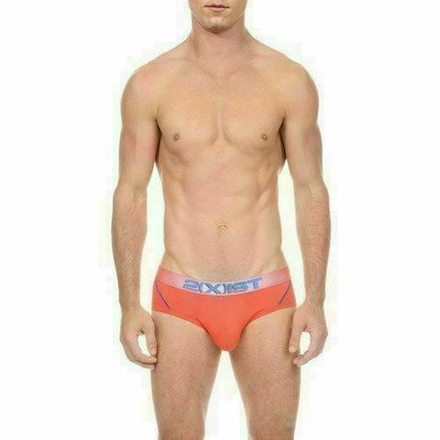 Мужские трусы Брифы оранжевые 2xist oblique stripes Brief Orange