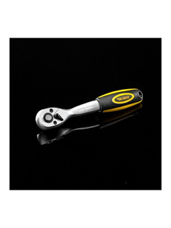 Ключ-трещотка для торцовых головок 1/4 СrV 72 зубца Kranz KR-12-8403