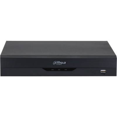 DAHUA DH-XVR5104HS-4KL-I3/T 4-канальный HDCVI-видеорегистратор с FR HDCVI, AHD, TVI, IP, CVBS 1 SATA III до 16Тбайт; видеоаналитика: SMD Plu 1 HDMI, 1 VGA; RJ45 100Мбит/с; аудиовх/вых: 1/1