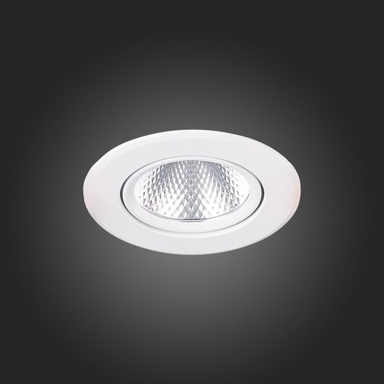 ST211.538.08.36 Св-к встр. Белый LED 1*8W 3000K 640Lm Ra80 36° IP20 D86xH50 220-240V Встраиваемые светильники