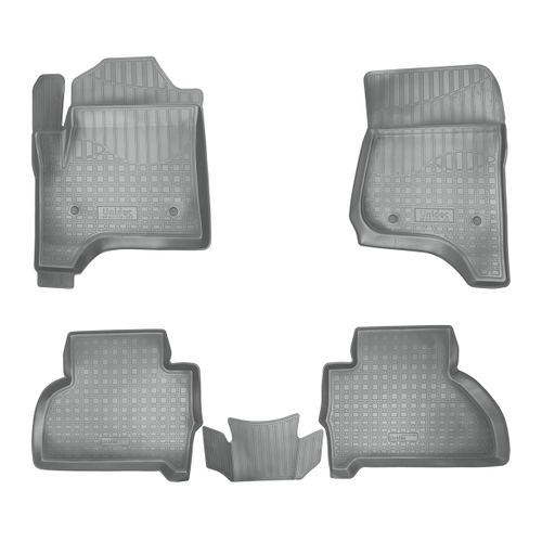 Ковры в салон Norplast/Unidec для Cadillac Escalade (2014-), Серый, 5 мест, арт.NPA11-C10-350-G