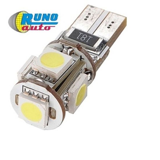 Светодиод перед.габарит T10-5050-5 (с обманкой) SMD-чип