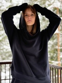 Худи /синий / унисекс / петля