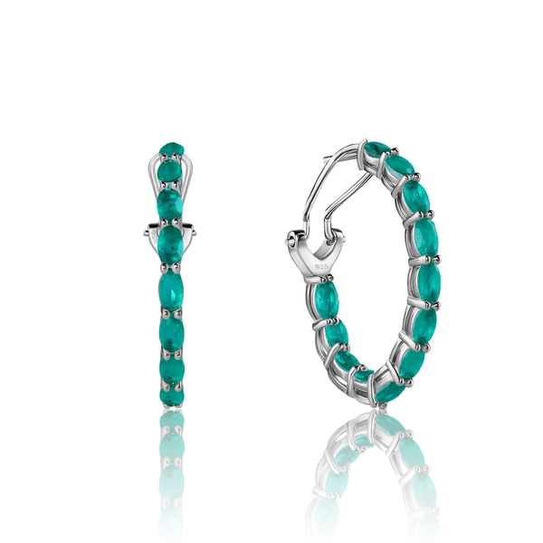 Серьги-конго 30мм с итальянским замком