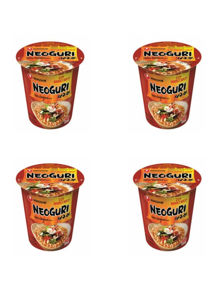 Лапша Nongshim Neoguri Spicy c морепродуктамы 62 г 4 шт
