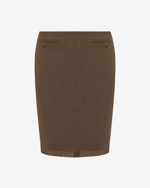 Юбка миди из костюмной ткани