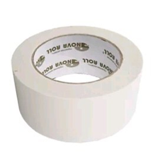 Лента малярная 48мм*50м    белая    125мкм    NOVAROLL