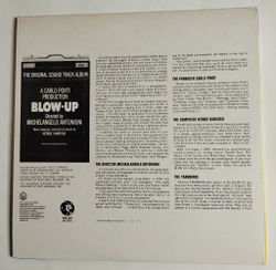 Винтажная виниловая пластинка Michelangelo Antonioni Blow Up Фотоувеличение (The Sound Track Album) (Japan 1977) (No Obi)