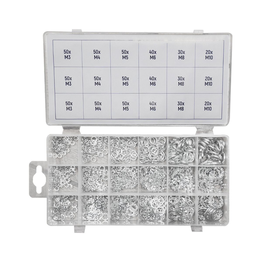 WDK-214056 Набор шайб 18 видов, 720 шт.