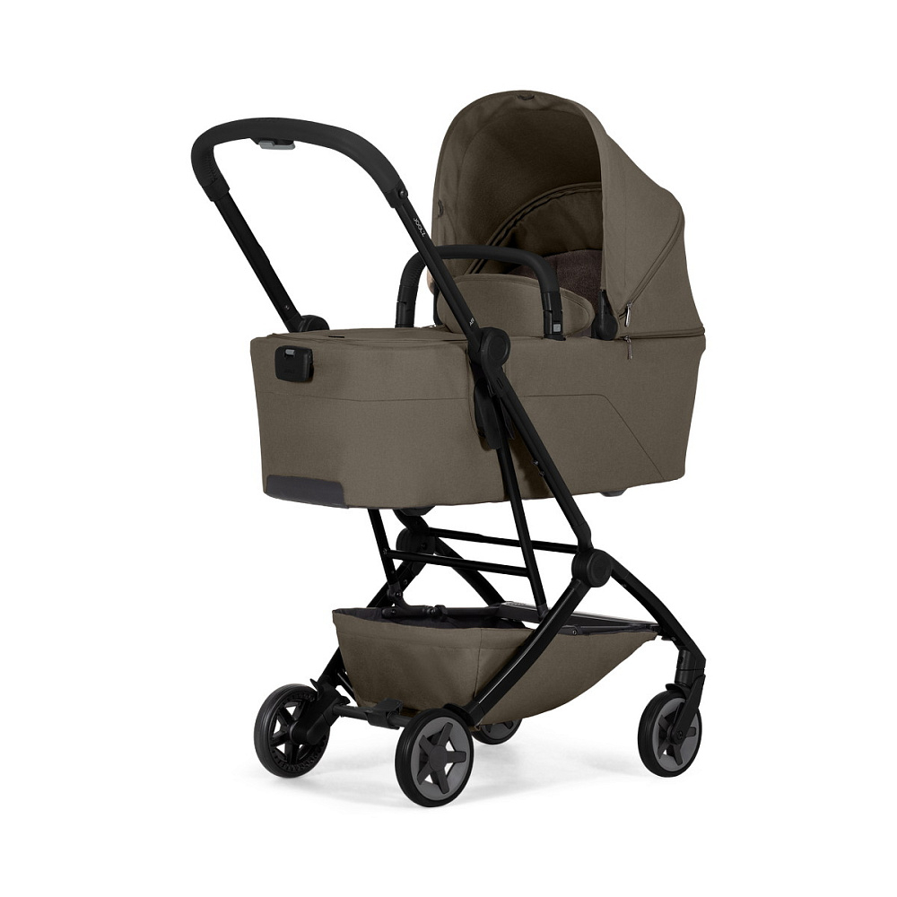 Коляска 2 в 1 Joolz Aer 2 с бампером Hazel Brown/Mid Brown Carbon