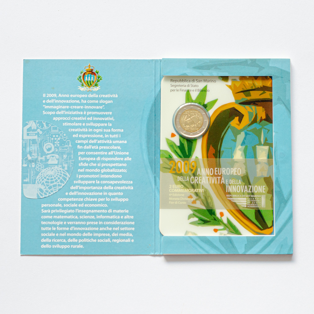 San Marino 2 Euro 2009: European Year of Creativity and Innovation