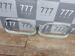 Молдинги решетки радиатора  BMW 5 (G30) аналог БУ 51137383519