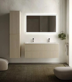 Тумба подвесная SANCOS Snob R 1195х445х500, c двумя ящиками оснащенными доводчиками, Beige Soft, арт.SNR120CE