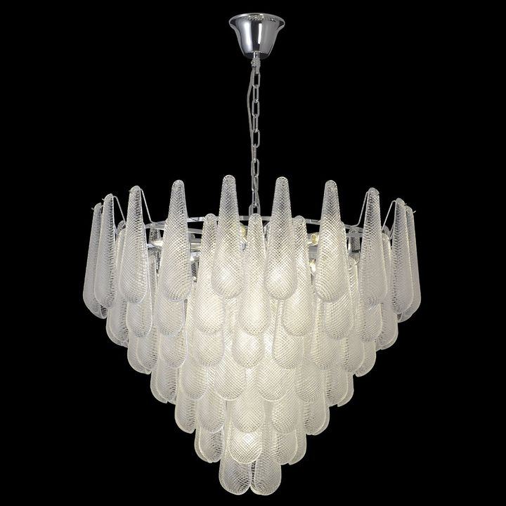 Подвесная люстра Crystal Lux FONTAIN SP18 CHROME