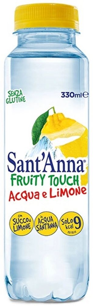 Напиток безалкогольный негазированный Sant&#39;Anna Fruity Touch со вкусом лимона 0.33 - пэт