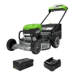 Аккумуляторная газонокосилка Greenworks LM221SK5 82В (1 x 5 Ач, ЗУ) нож 56 см, 2519407UB