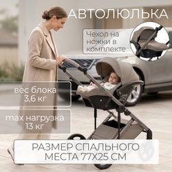 Модульная коляска BubaGO Viena 3в1