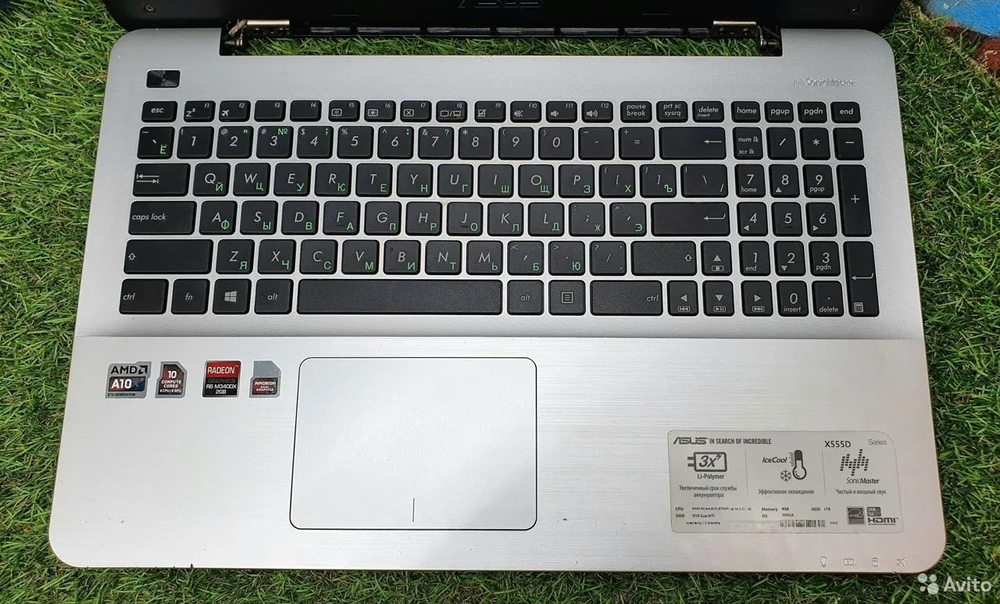 Ноутбук Asus AMD A10/Radeon R6/SSD x555d 90nb09a2-m02420
