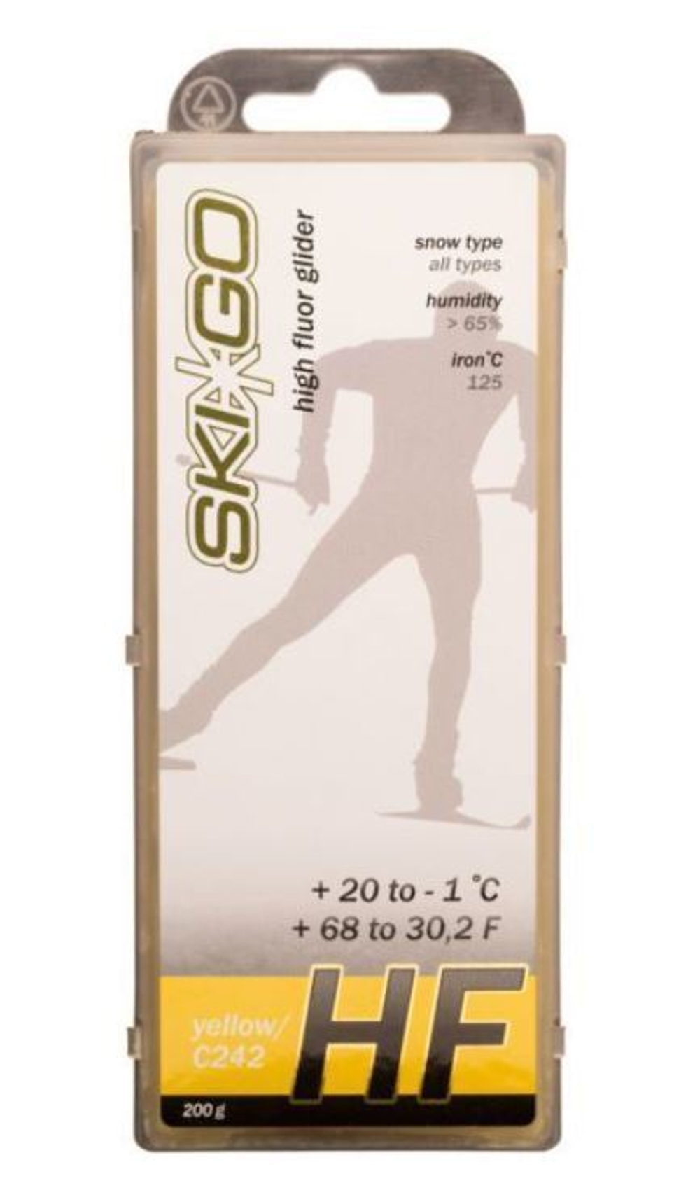 SkiGo HF Yellow +20 до -1°C (для всех типов снега) 200 гр.