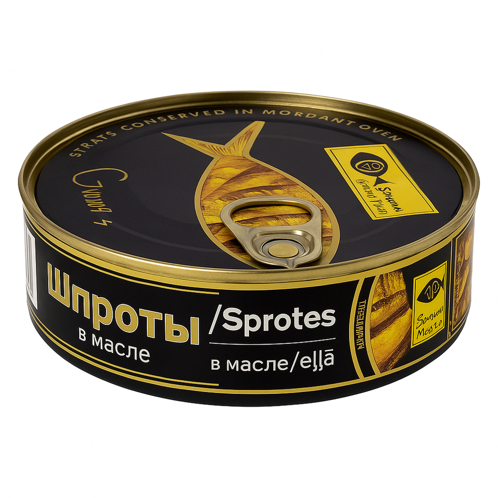 Шпроты ГОСТ Stella Maris 160 гр