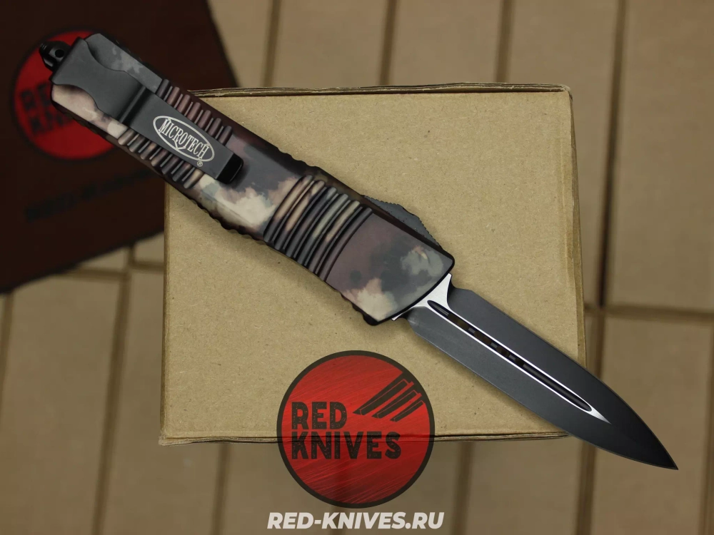 Реплика Microtech Troodon D/E Wood Camo (RED-Knives эксклюзив) RK-440