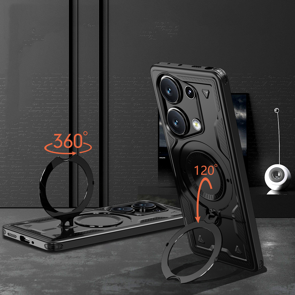 Чехол Magneto Case с кольцом для Xiaomi Redmi Note 13 Pro 4G