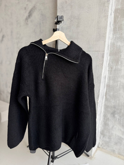 Свитер жен. 935 чер.