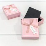 Коробка Ювелирная 9х7х2.7 см Набор 2 шт (Розовый)