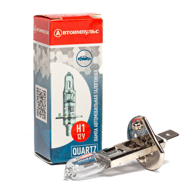 Автолампа галогенная H1, 12 В, 55 Вт, P14.5S