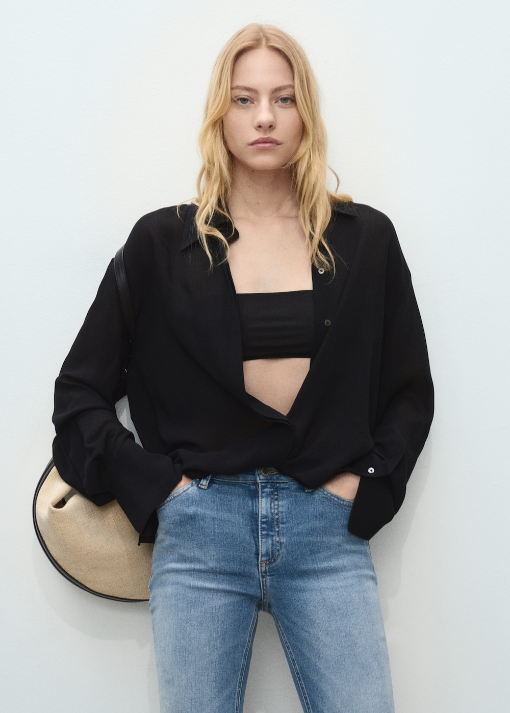 Джинсы-скинни со средней талией