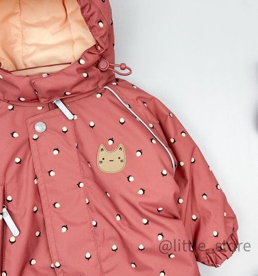 Комбинезон зимний "Маленькие желуди" пыльный кедр