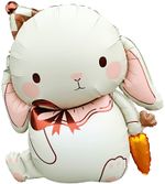 Шар (35''/89 см) Фигура, Зайка в колпачке, 1 шт. в уп.